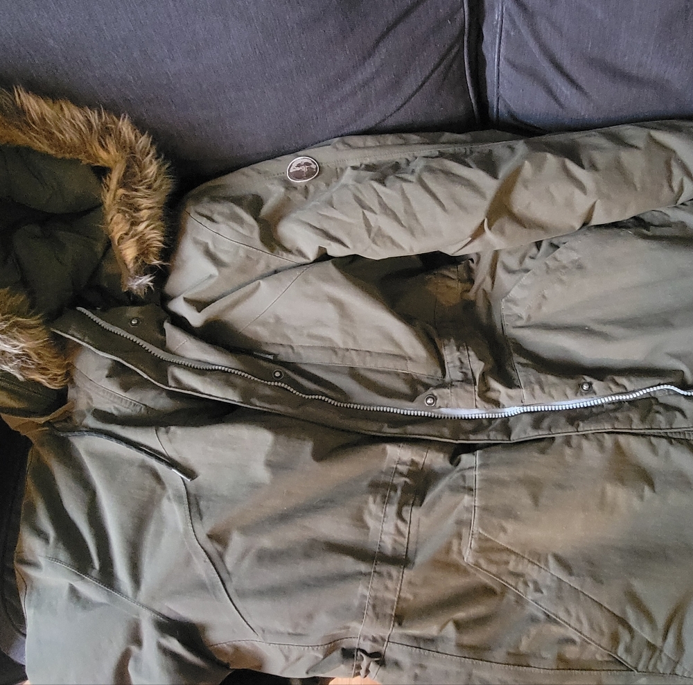 WindRiver olive winter parka L